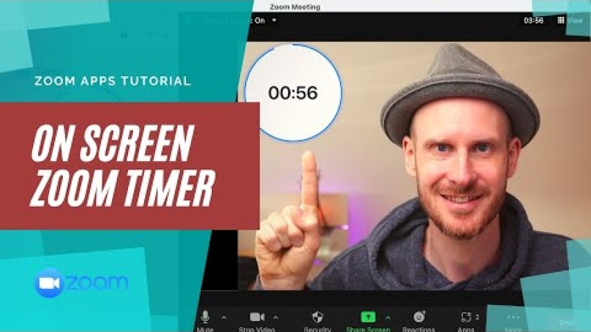 Screenshot of "Zoom Apps Tutorial: on Screen Zoom Timer"